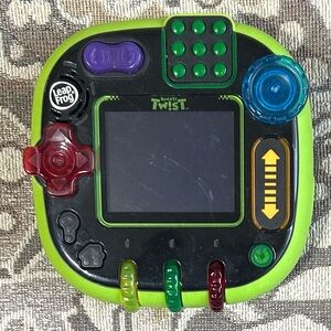 LeapFrog Rockit Twist Handheld Learning Game System Working Green Leap Frog